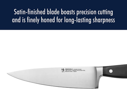 Forged Accent Razor-Sharp 8-inch Chef's Knife, Black, German Engineered Informed by 100+ Years of Mastery