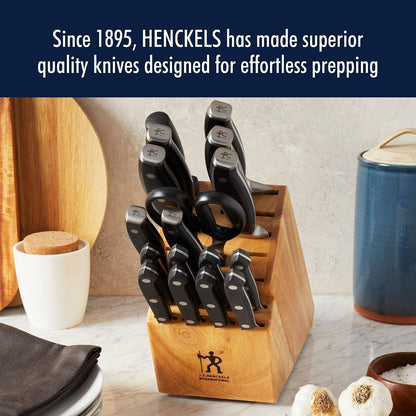 Forged Accent Razor-Sharp 8-inch Chef's Knife, Black, German Engineered Informed by 100+ Years of Mastery
