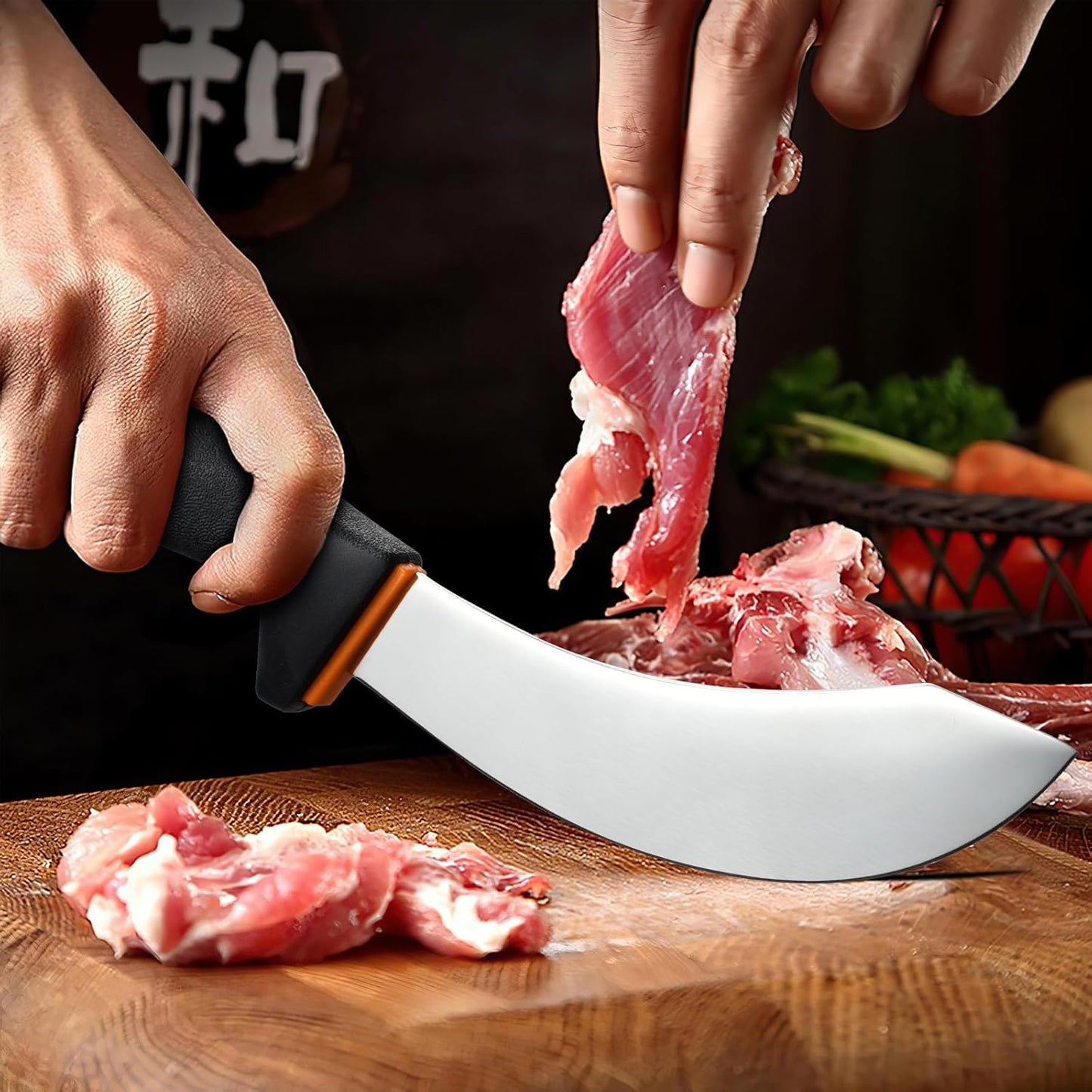 Golden Bird Butcher Knife Set - Non-slip Skinning Knife Set with Roll Bag | Professional Game Processing Knives Sets - Butcher & Skinning Boning Knives with German Stainless Steel, Gift for Men