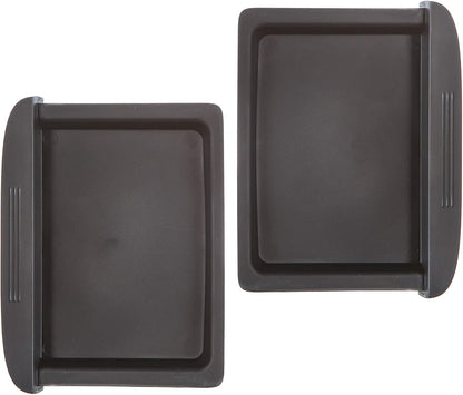 Glad Acacia Wood Cutting Board with Slide Out Trays | Catches Food and Waste | Solid Wooden Butcher Block with Removable Drawers | Kitchen Cooking Supplies, Brown, Black
