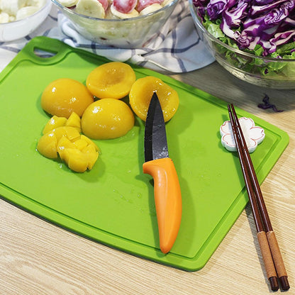 Liflicon Extra Large Thick Silicone Cutting Boards for Kitchen 14.6'' x 10.43'' Flexible Cutting Chopping Boards/Mats Non-slip Deep Drip Juice Groove, Dishwasher Safe-Blue