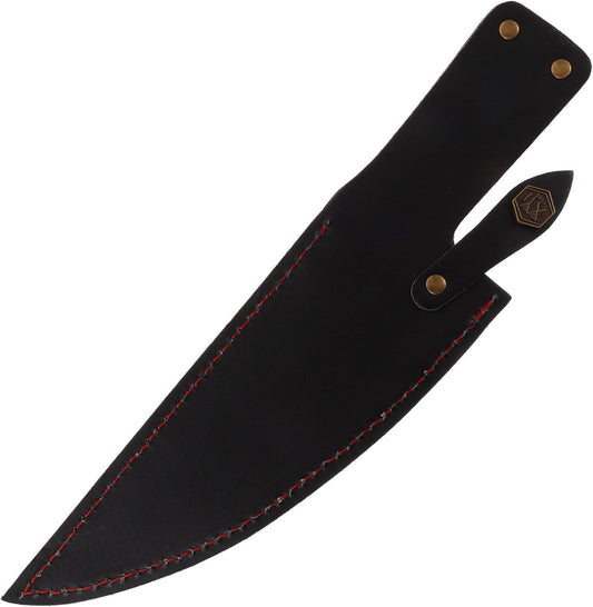 CALLARON 13" Leather Chef Knife Sheath - Portable Knife Sleeves, Safe Chef Knives Cover, Knife Protection Cover for Kitchen Camping(Random Style)