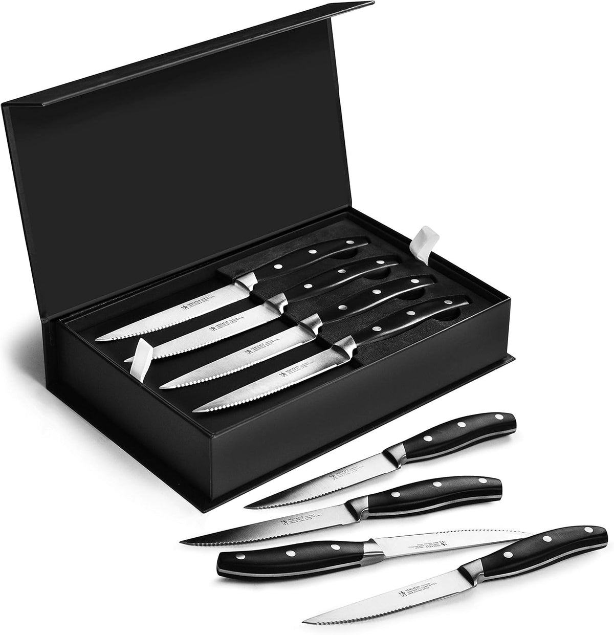 Forged Contour 8-pc Steak Knife Set - Black