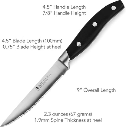 Forged Contour 8-pc Steak Knife Set - Black