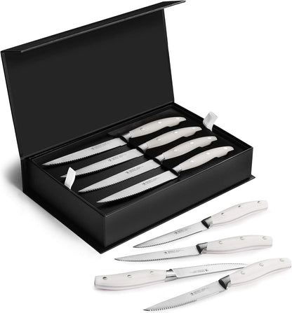 Forged Contour 8-pc Steak Knife Set - Black