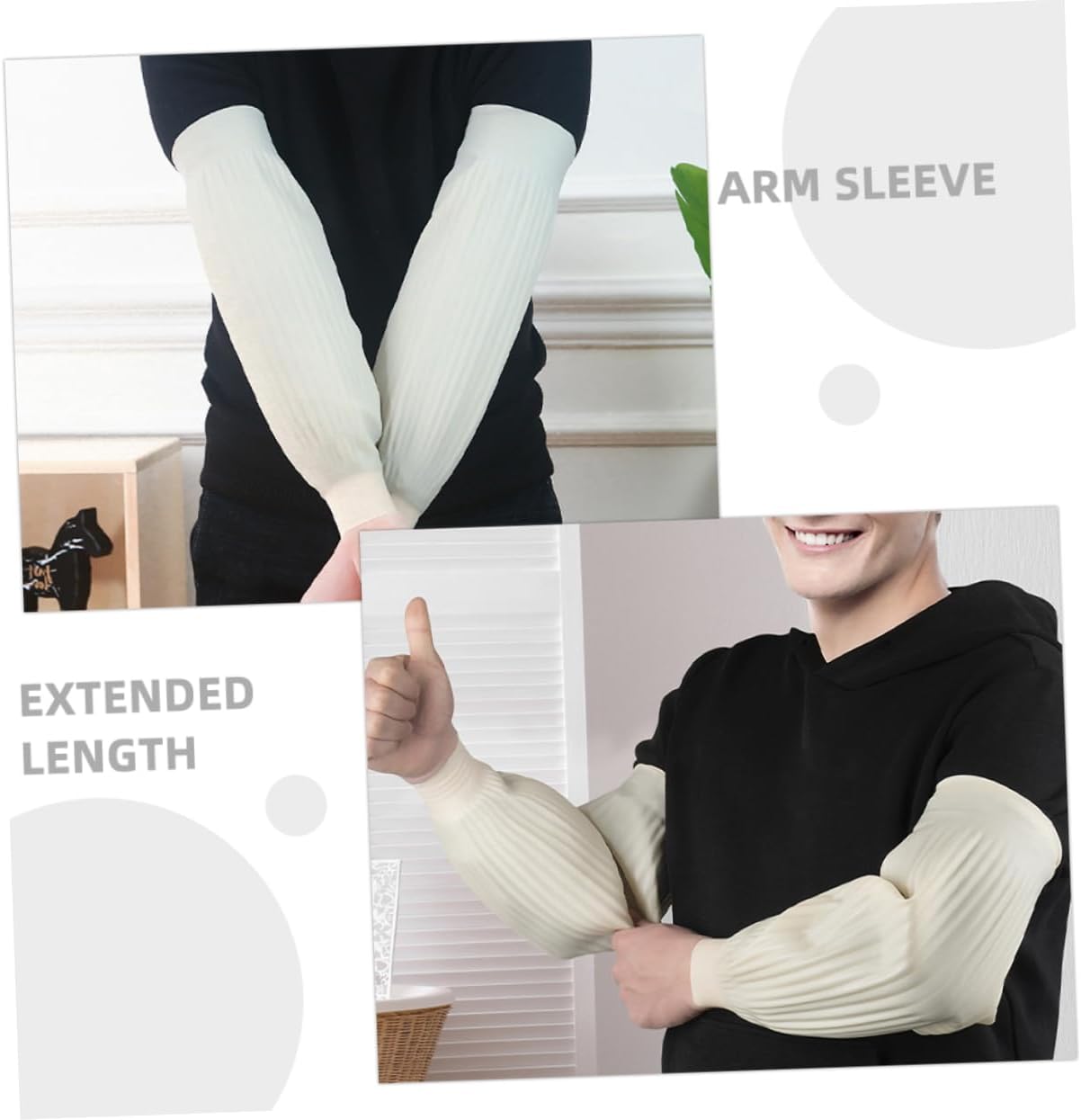 Oversleeve Arm Sleeves for Men Women Cut Resistant Sleeves Kitchen Work