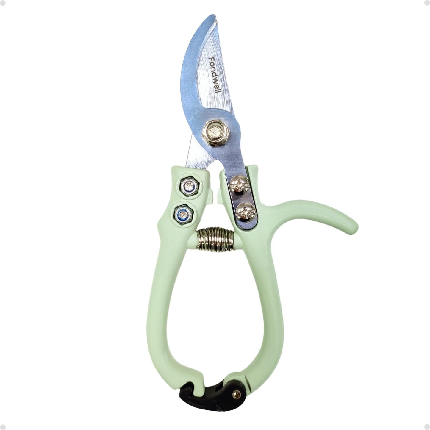 6.5" Small Pruning Shears Garden Snips Precision Trimming Scissors | 2-Pack Plant Scissors, Ultra-Sharp Micro-Tip Straight & Curved Blades, Fatigue-Free - for Flower, Bonsai, Detailed Gardening