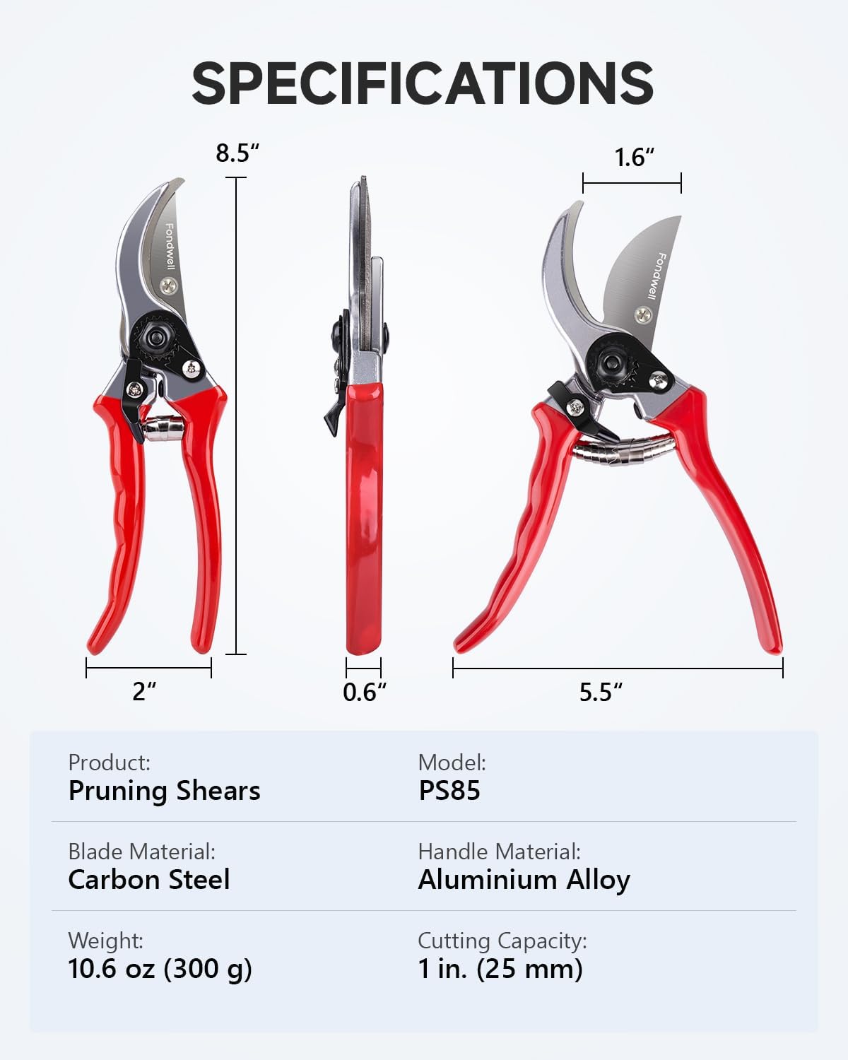 6.5" Small Pruning Shears Garden Snips Precision Trimming Scissors | 2-Pack Plant Scissors, Ultra-Sharp Micro-Tip Straight & Curved Blades, Fatigue-Free - for Flower, Bonsai, Detailed Gardening