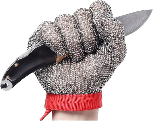 Anti Cut Glove Cut Resistant Gloves - Level 9, Stainless Steel Wire Mesh Safety Work Glove for Kitchen, Garden, Durable Cut Gloves for Men Or Women (Color : Style 2, Size : XXX-Large)