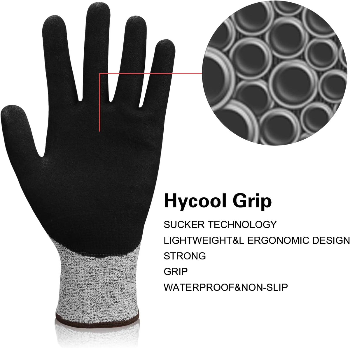 Cut Resistant Gloves with Extreme Lightweight & Thin Level 5 Wire Metal Gloves for Refined Work 12 Pairs