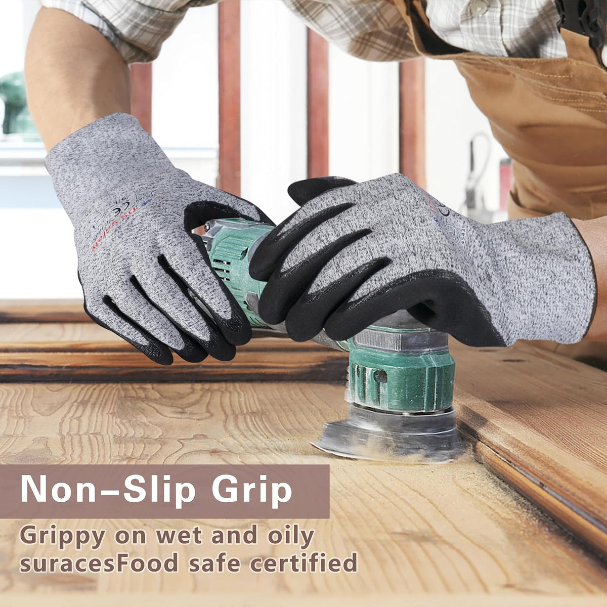 Cut Resistant Gloves with Extreme Lightweight & Thin Level 5 Wire Metal Gloves for Refined Work 12 Pairs