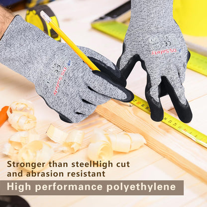 Cut Resistant Gloves with Extreme Lightweight & Thin Level 5 Wire Metal Gloves for Refined Work 12 Pairs