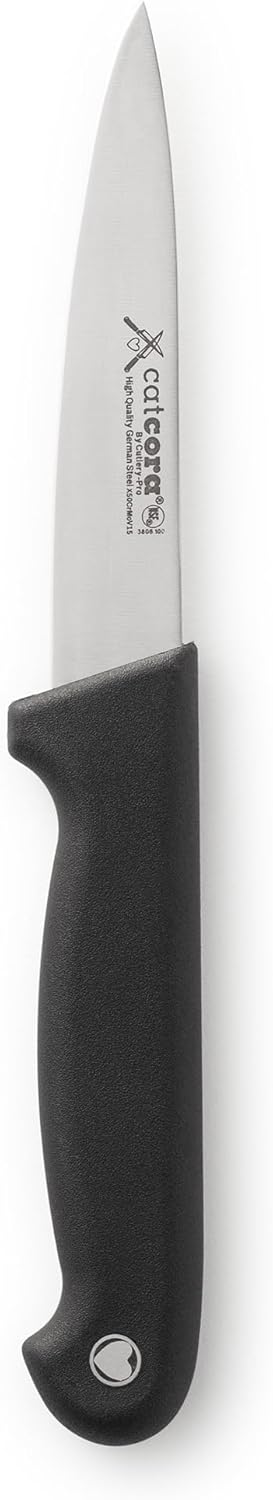 Paring Knife, Professional 4-Inch German Steel Blade For Peeling Apples, Potatoes, Onions, and Garnishing, Ergonomic Soft-Grip Handle, NSF-Certified Kitchen Knife