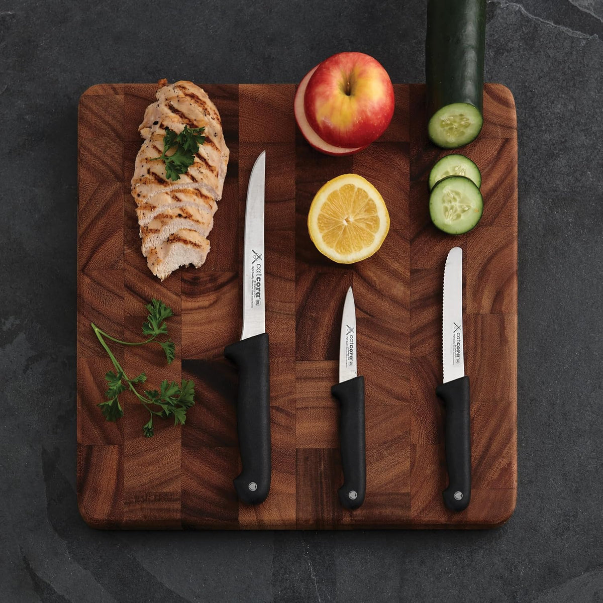 Paring Knife, Professional 4-Inch German Steel Blade For Peeling Apples, Potatoes, Onions, and Garnishing, Ergonomic Soft-Grip Handle, NSF-Certified Kitchen Knife