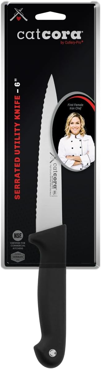 Paring Knife, Professional 4-Inch German Steel Blade For Peeling Apples, Potatoes, Onions, and Garnishing, Ergonomic Soft-Grip Handle, NSF-Certified Kitchen Knife