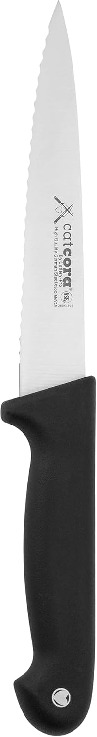 Paring Knife, Professional 4-Inch German Steel Blade For Peeling Apples, Potatoes, Onions, and Garnishing, Ergonomic Soft-Grip Handle, NSF-Certified Kitchen Knife