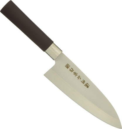 Satake Sangyo SEKI245517 Knife by Masamune Onshu Deba Knife, Made in Japan, 6.3 inches (160 mm), Fish, Sashimi, Made in Seki City, Japanese Knife, Resin Handle, Single Blade