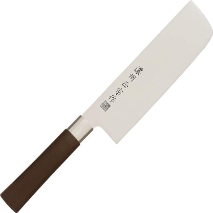 Satake Sangyo SEKI245517 Knife by Masamune Onshu Deba Knife, Made in Japan, 6.3 inches (160 mm), Fish, Sashimi, Made in Seki City, Japanese Knife, Resin Handle, Single Blade