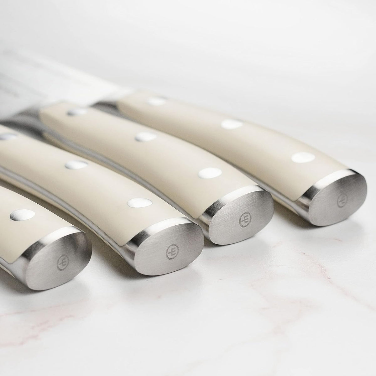 Wusthof Classic Ikon Creme Steak Knife Set with Wood Case (4 Piece)