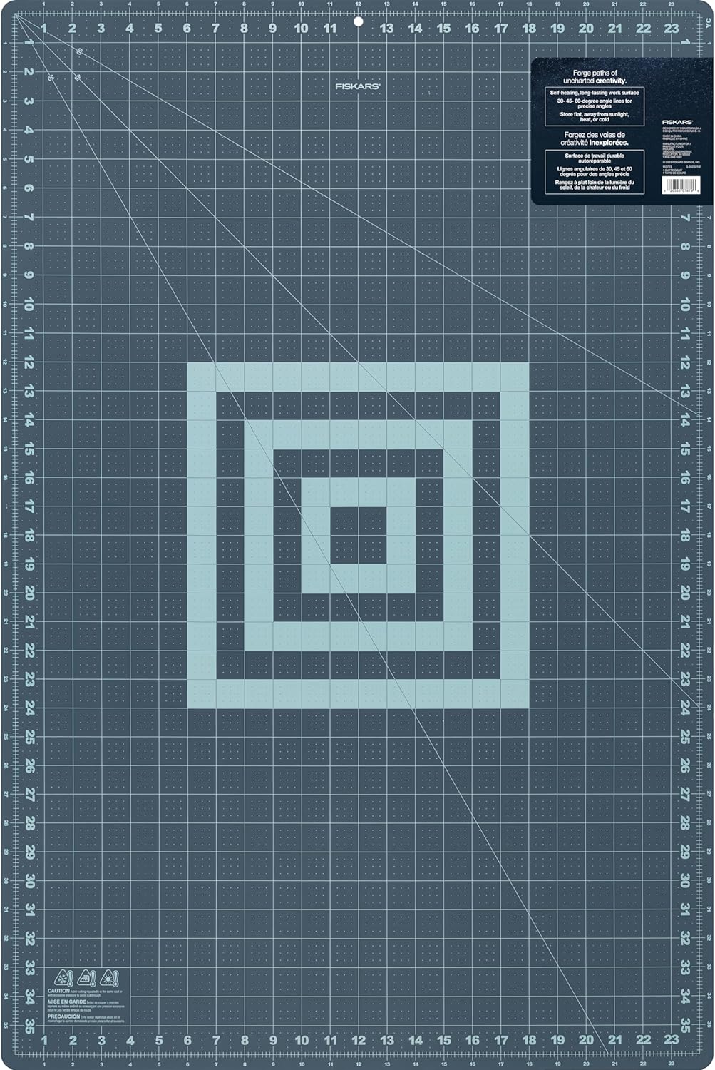 Self Healing Cutting Mat for Quilting, Arts and Crafts, 24" x 36" Grid, Sewing Mat, Craft Cutting Board, Sewing Supplies and Quilting Tools