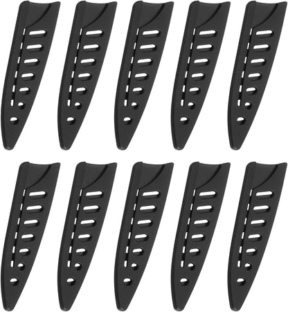 10Pcs Knife Cover Sleeves Blade Edge Guards for 3.5" Paring Knife Blade Edge Protector Cover Universal Knife Sheath for Kitchen, Black