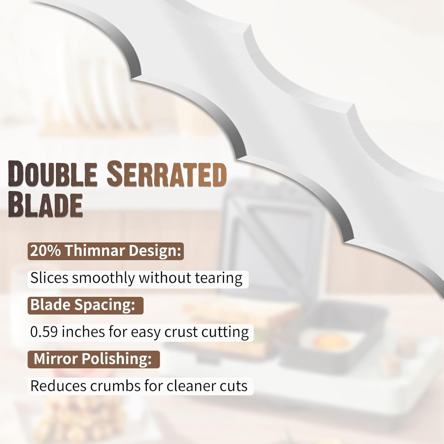 Wooden Bread Bow Knife for Homemade Bread,16” Serrated Sourdough Knife Slicer, Double Serrated Bread Knife for Bread,Bagels,Fruits, Baguettes for Left and Right Hand Use(12pcs)