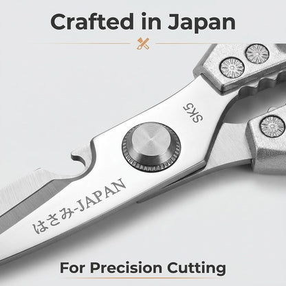 Kitchen Scissors Set of 2, Heavy Duty Poultry Shears & Meat Scissors, Stainless Steel Food Shears for Cooking, Sharp Cooking Scissors for Kitchen, Dishwasher Safe Kitchen Shears