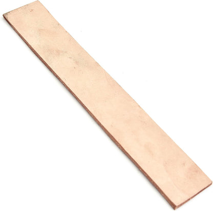 Professional Leather Knife Strop – 12″ x 2″ Genuine Brown Leather Sharpening Belt – Fine Grit for Razors, Chef’s Knives, Straight Razors, Blades & Tools