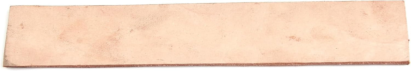 Professional Leather Knife Strop – 12″ x 2″ Genuine Brown Leather Sharpening Belt – Fine Grit for Razors, Chef’s Knives, Straight Razors, Blades & Tools
