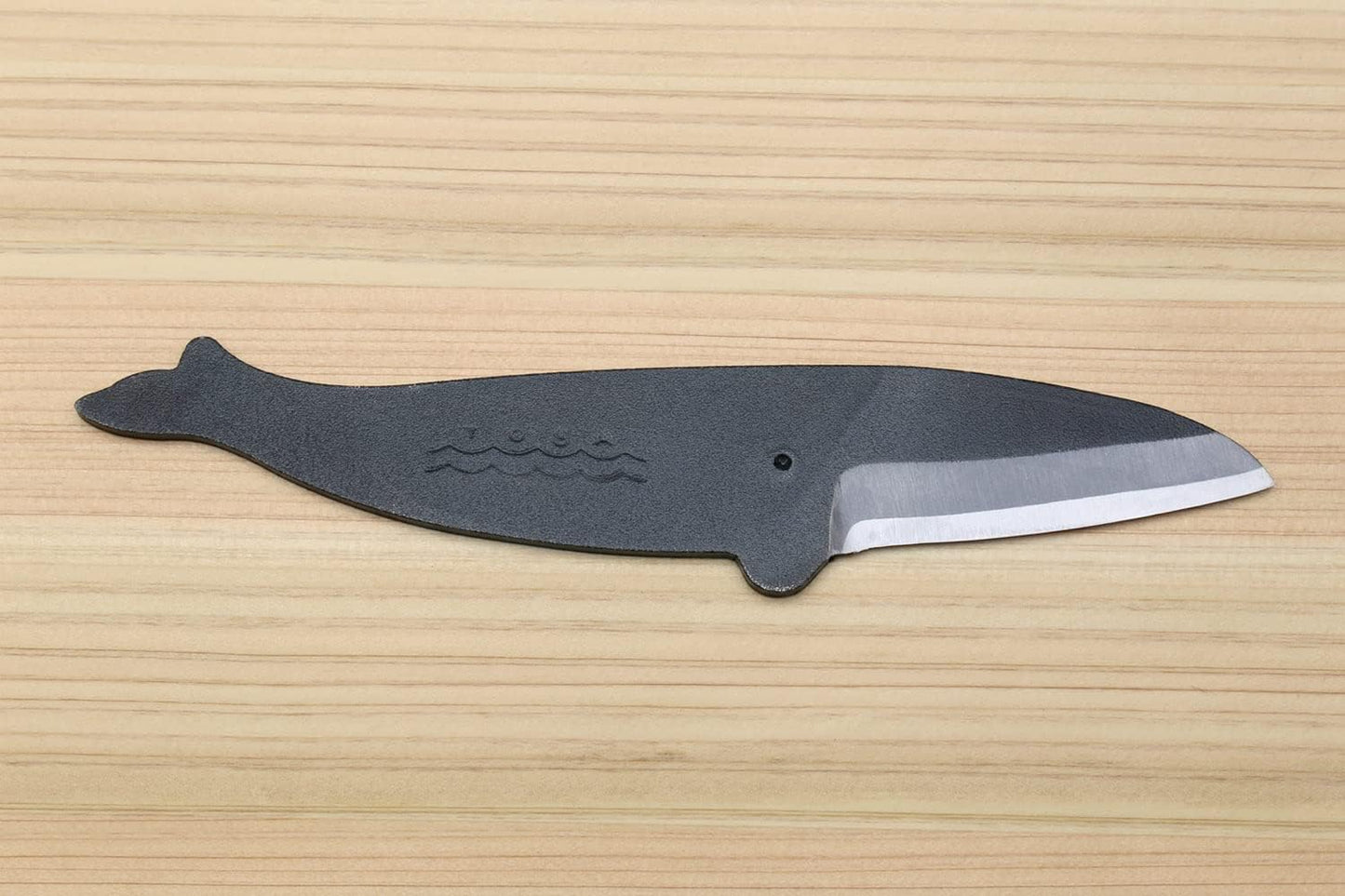 Yoshihiro Kujira Whale Shaped Japanese Utility Knife High Carbon Steel Kurouchi Finish Hand Forged Novelty Gift Made in Japan Type C