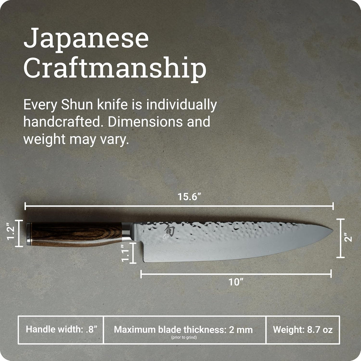 Premier Blonde 6" Chef's Knife | Handcrafted Japanese Kitchen Knife, VG-MAX Core, Damascus Stainless Steel Cladding, Pakkawood Handle