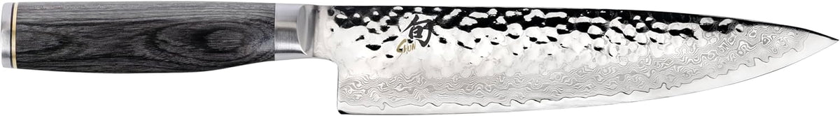 Premier Blonde 6" Chef's Knife | Handcrafted Japanese Kitchen Knife, VG-MAX Core, Damascus Stainless Steel Cladding, Pakkawood Handle