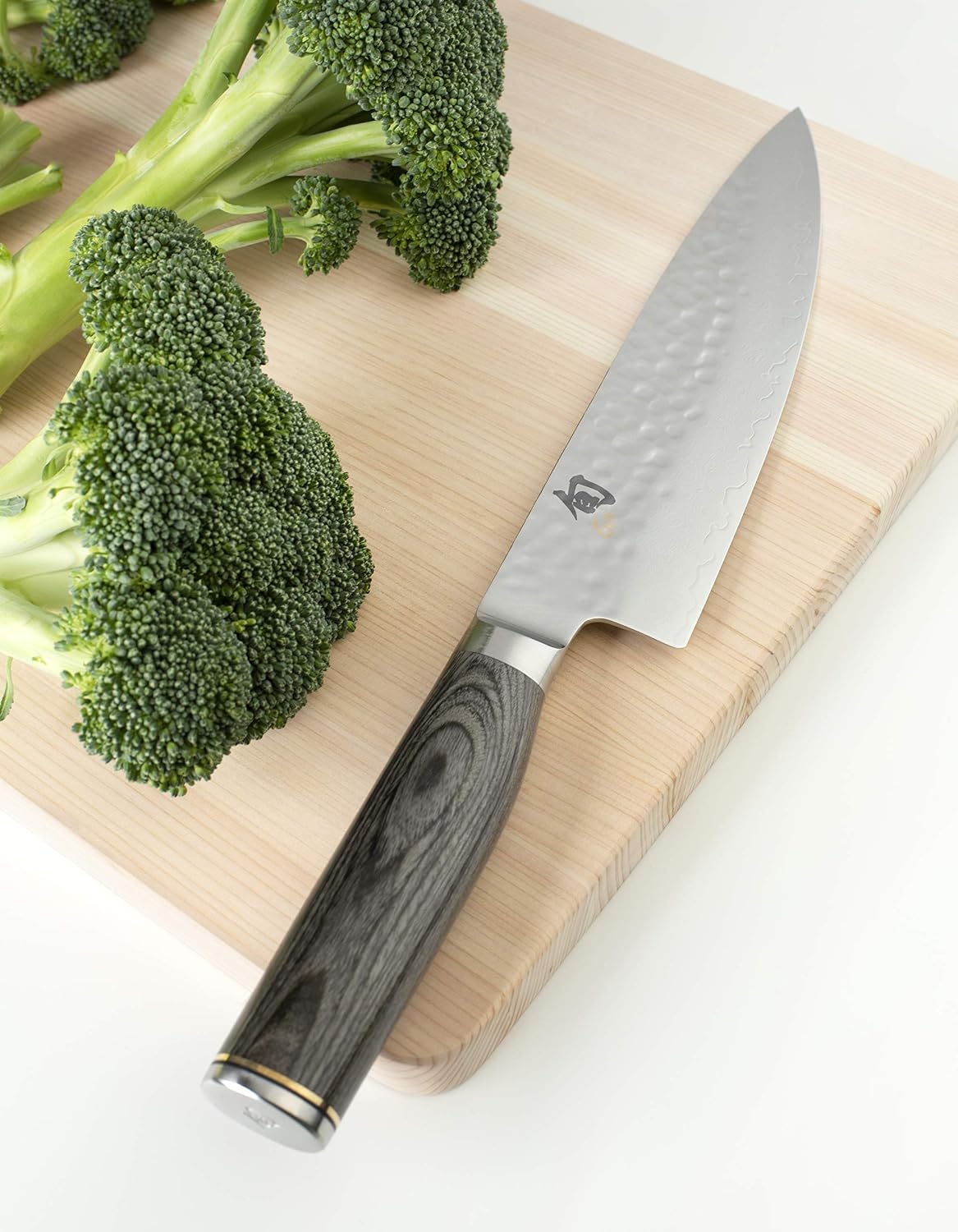 Premier Blonde 6" Chef's Knife | Handcrafted Japanese Kitchen Knife, VG-MAX Core, Damascus Stainless Steel Cladding, Pakkawood Handle