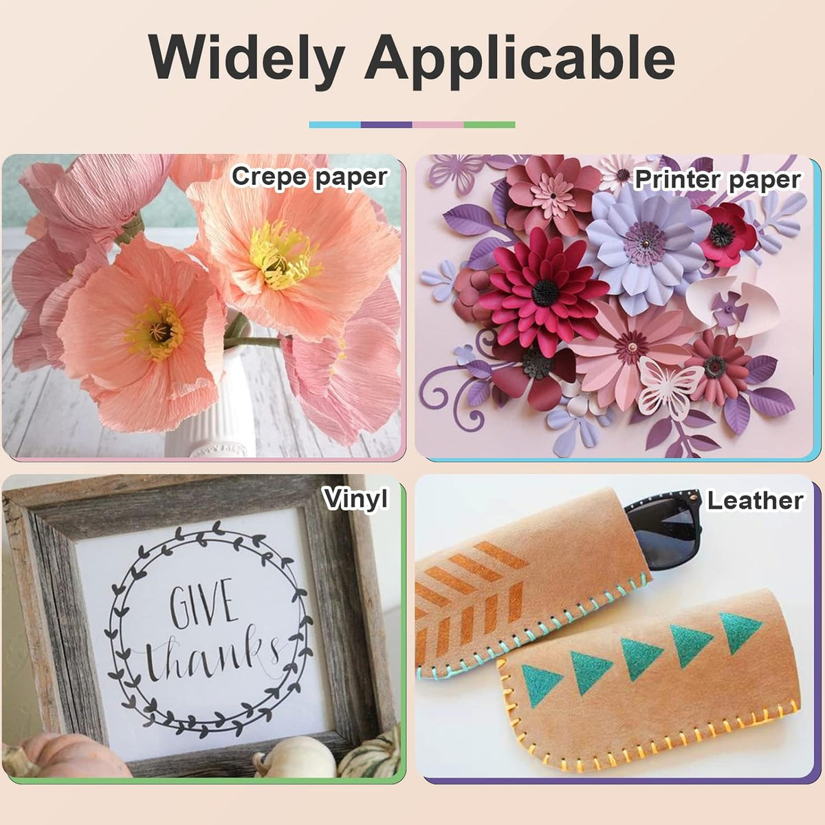 Light Grip Cutting Mat 12x12, 2 Pack, Quilting & Crafting | Compatible with Cricut Maker 4/3/Maker, Explore 5/4/3, Air 2/One, Light Adhesive Sticky Quilting, Vinyl Crafts