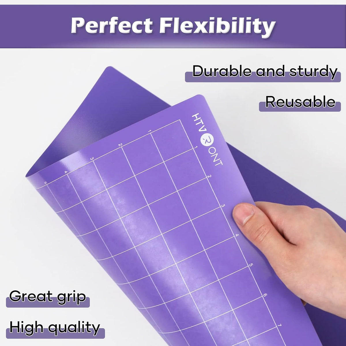 Light Grip Cutting Mat 12x12, 2 Pack, Quilting & Crafting | Compatible with Cricut Maker 4/3/Maker, Explore 5/4/3, Air 2/One, Light Adhesive Sticky Quilting, Vinyl Crafts