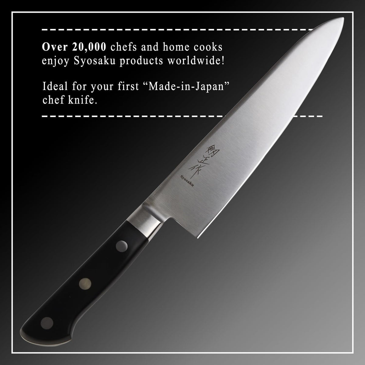 Japanese Chef Knife Premium Molybdenum Stainless Steel, Gyuto 9.5-inch (240mm)