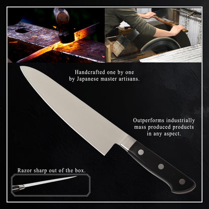 Japanese Chef Knife Premium Molybdenum Stainless Steel, Gyuto 9.5-inch (240mm)