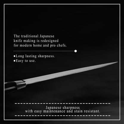 Japanese Chef Knife Premium Molybdenum Stainless Steel, Gyuto 9.5-inch (240mm)