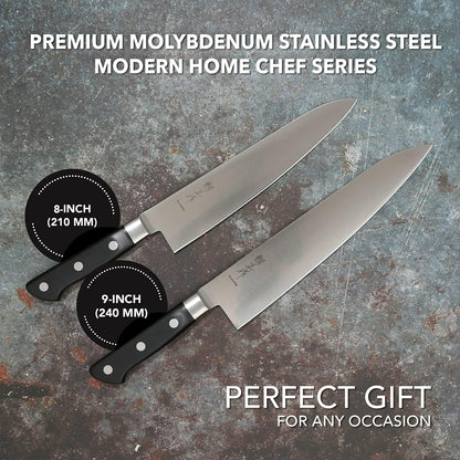 Japanese Chef Knife Premium Molybdenum Stainless Steel, Gyuto 9.5-inch (240mm)