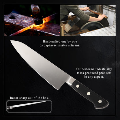 Japanese Chef Knife Premium Molybdenum Stainless Steel, Gyuto 9.5-inch (240mm)