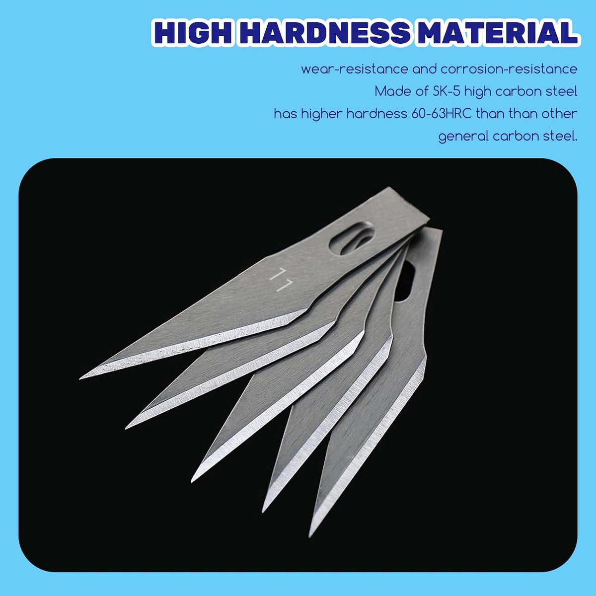 10Pcs Silver Exacto Knife Bulk Set, Stainless Steel Precision Hobby Knifes with Non-slip Handle and Protective Covers for Pumpkin Carving Scrapbooking, Model Buliding, Trimming, Cutting
