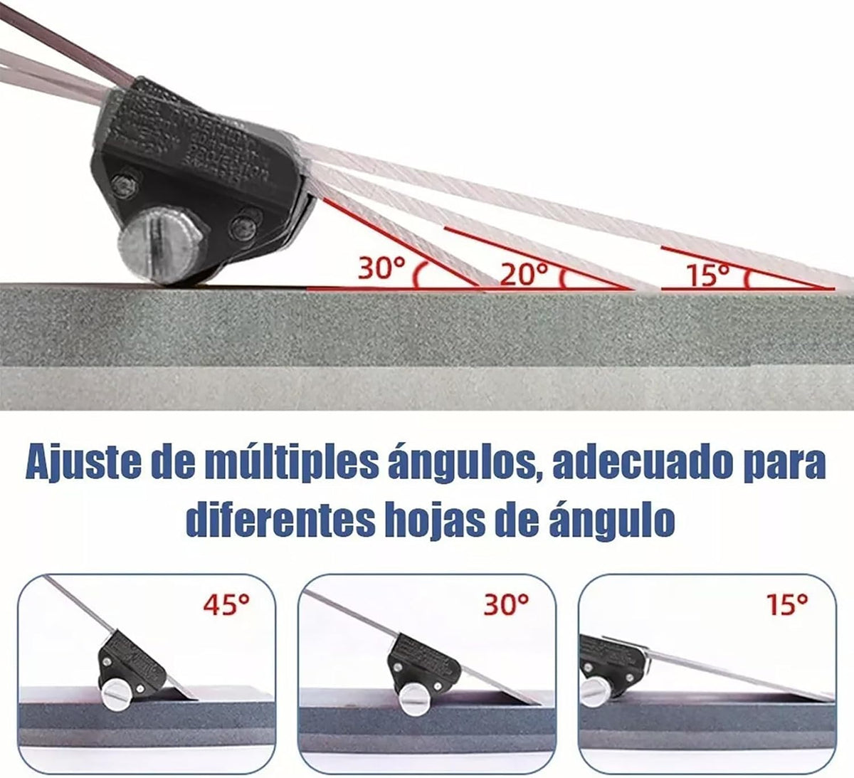 Sharpening Jig for Chisels and Planes - Cast Iron and Stainless Steel Honing Guide with Adjustable Blade Angle - Versatile Use for Woodworking Tool Sharpening