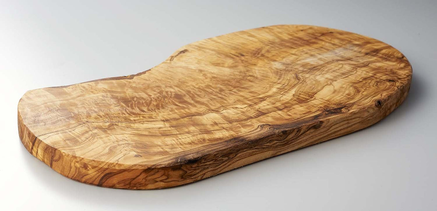 Olive Wood Cutting Board/Cheese Board - 14 inch. Olive wood board for cheese, cutting, kitchen, charcuterie. Handcrafted, artisan product.