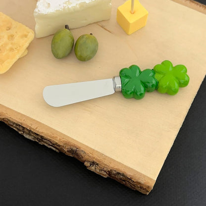 Jelly Bear Cheese Spreaders, Hand-Painted Resin Handles with Stainless Steel Blades for Spreading Cream Cheese, Butter, Jam, or Sandwich, Set of 4