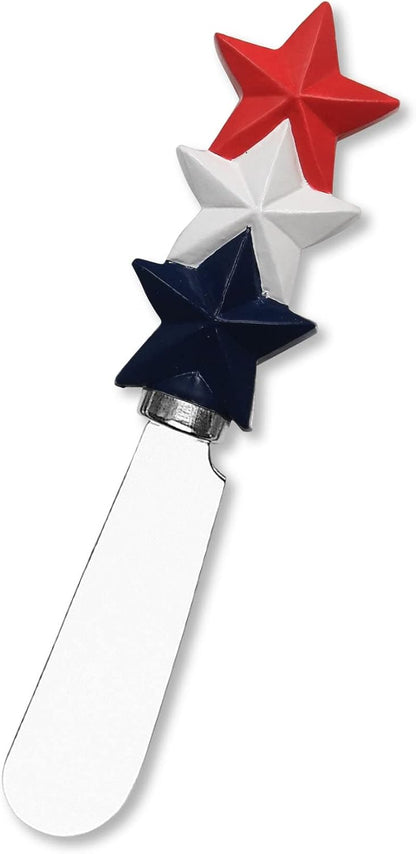 Jelly Bear Cheese Spreaders, Hand-Painted Resin Handles with Stainless Steel Blades for Spreading Cream Cheese, Butter, Jam, or Sandwich, Set of 4