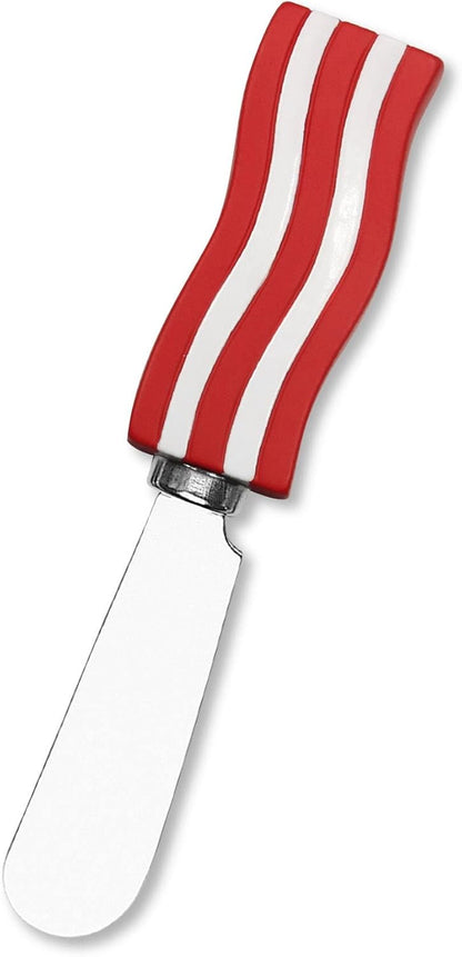 Jelly Bear Cheese Spreaders, Hand-Painted Resin Handles with Stainless Steel Blades for Spreading Cream Cheese, Butter, Jam, or Sandwich, Set of 4
