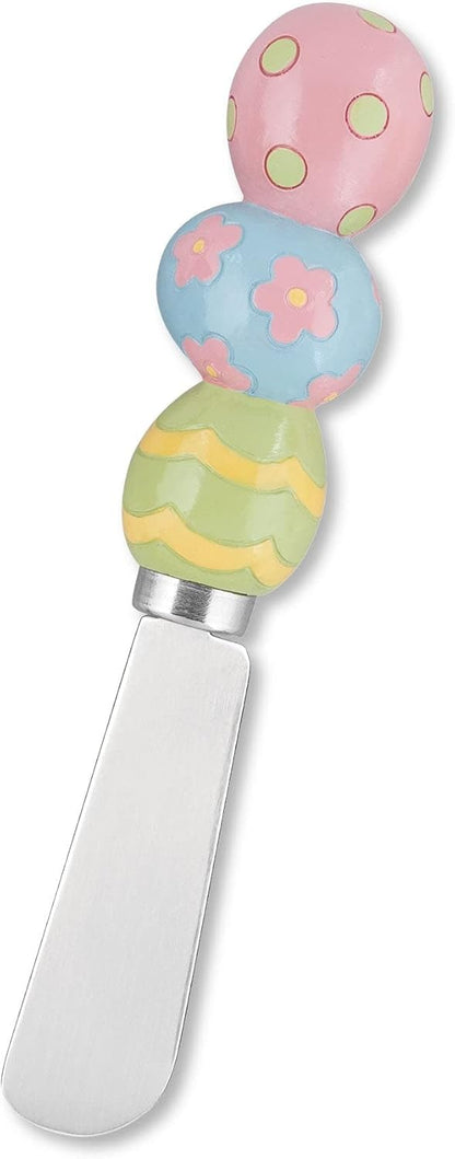 Jelly Bear Cheese Spreaders, Hand-Painted Resin Handles with Stainless Steel Blades for Spreading Cream Cheese, Butter, Jam, or Sandwich, Set of 4