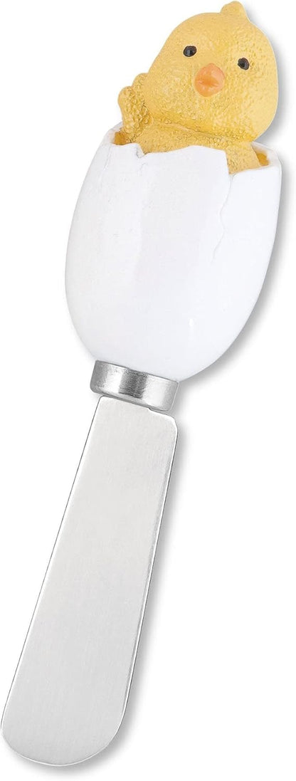 Jelly Bear Cheese Spreaders, Hand-Painted Resin Handles with Stainless Steel Blades for Spreading Cream Cheese, Butter, Jam, or Sandwich, Set of 4