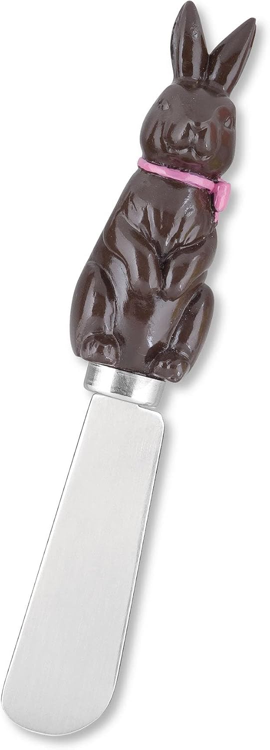 Jelly Bear Cheese Spreaders, Hand-Painted Resin Handles with Stainless Steel Blades for Spreading Cream Cheese, Butter, Jam, or Sandwich, Set of 4