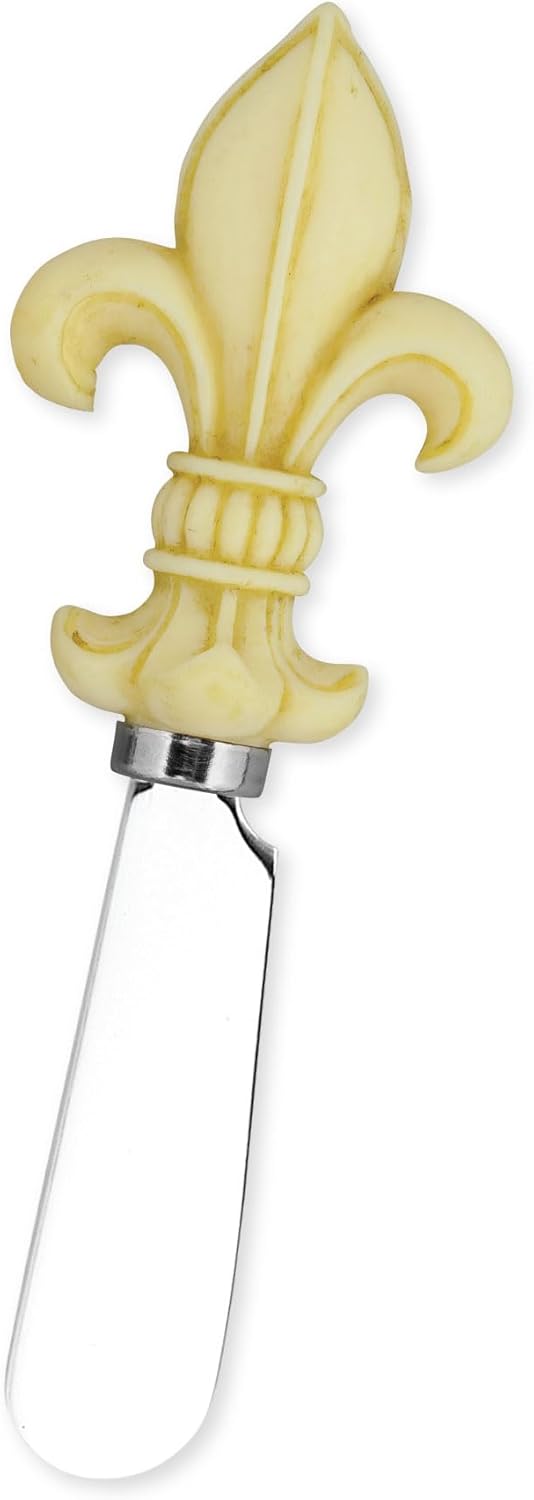 Jelly Bear Cheese Spreaders, Hand-Painted Resin Handles with Stainless Steel Blades for Spreading Cream Cheese, Butter, Jam, or Sandwich, Set of 4